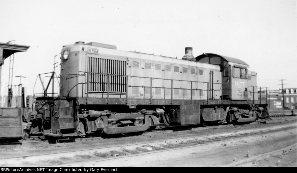 MILW Alco RS1 #1677 - Milwaukee Road